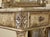 French Provincial Vintage LaBarge Louis XVI Painted Vanity, Mirror For Sale - Image 3 of 16