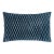 Scalamandre 14" x 22" Allegra Velvet Lumbar Pillow in Sapphire For Sale