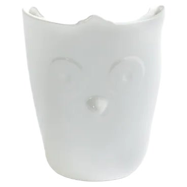 Ainu Collection Contemporary Vase in White Ceramic by Soshiro, 2020 For Sale