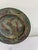 Mid-Century Modern Vintage Indian Brass Trinket Dish With Etched Floral Detail For Sale - Image 3 of 8