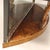 Console with Mirror in Walnut and Green Serpentine Marble For Sale - Image 10 of 12