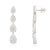 Not Yet Made - Made To Order 5.38 Ctw Certified Diamond Dangle Drop Wedding Earrings, a Pair For Sale - Image 5 of 9