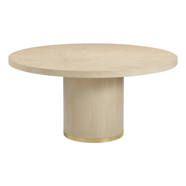 Round Hollywood Regency Dining Table For Sale