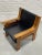Brown Mid Century Modern Sculpted Lounge Chair, Made in Italy, C. 1970s For Sale - Image 8 of 13
