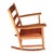 1910s L & J. G. Stickley Oak Rocking Chair With Cognac Saddle Leather Covered Seat, Circa 1912 - 1920 For Sale - Image 5 of 12