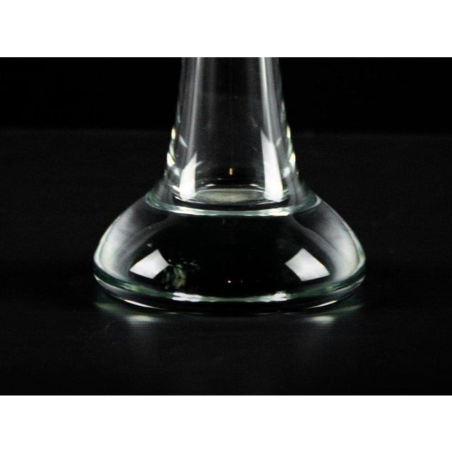 Vintage One Flower Vase in Transparent Art Glass, Italy, 1970s For Sale - Image 4 of 5