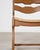 Set of Six French Brutalist Razor Blade Oak Rush Dining Chairs For Sale - Image 11 of 18