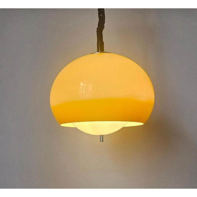 Mid-Century Pendant by Guzzini for Meblo, Italy, 1970s For Sale - Image 9 of 13