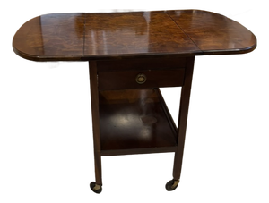 Mid-Century Drop Leaf Tea Table