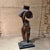 Henry Moore Abstract Modern Faux Bronze Composite Sculpture Stylized Female Figure For Sale - Image 4 of 12