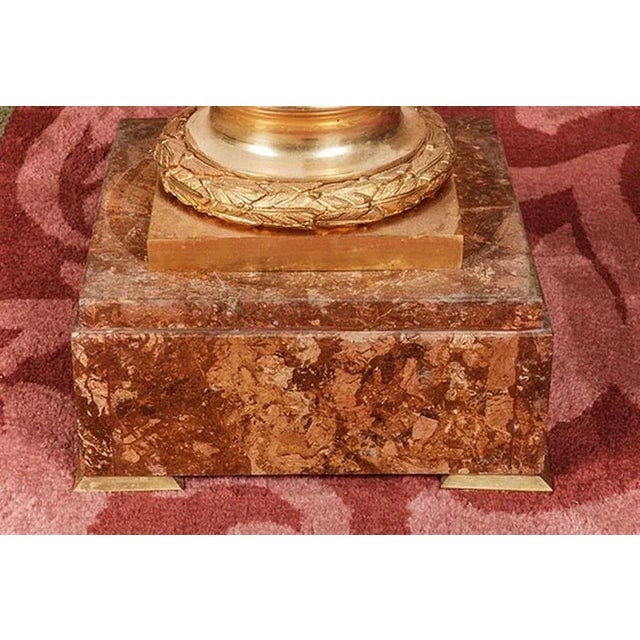 20th Century Classicist Style Marble Ornamental Pillar or Column For Sale - Image 5 of 8