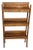 Antique American Arts and Crafts Carved Book Shelving Rack Etagere For Sale