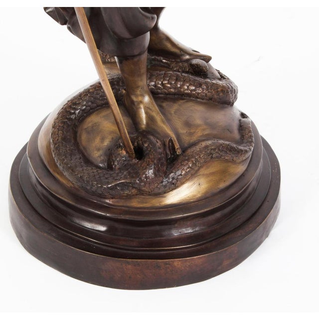 4ft Lady Justice Statue, 20th Century, Bronze For Sale - Image 15 of 18