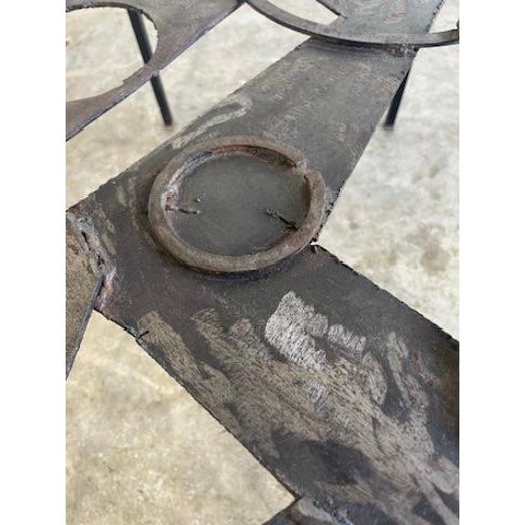 Mid Century Brutalist Coffee or Console Table For Sale - Image 4 of 14