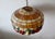 1970s Tiffany-Style Stained Glass Fruit Leaf Motif Pendant Hanging Light Fixture For Sale - Image 10 of 18