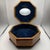 1920s Bauhaus Octagonal Box in Ash, Walnut, Maple, Mahogany, and Velvet, Vienna, 1920s For Sale - Image 5 of 18