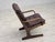 Scandinavian Armchair in Brown Furniture Leather, 1970s For Sale - Image 12 of 18