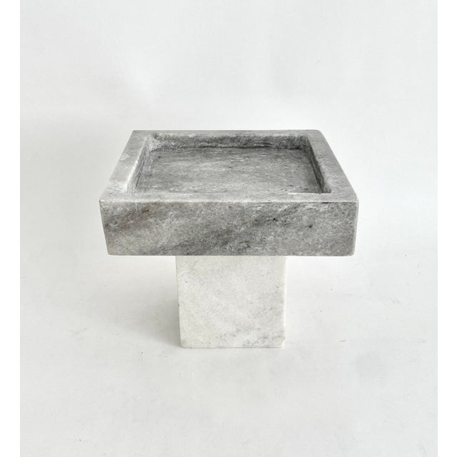 Stone Square Marble Display Pedestal For Sale - Image 7 of 8