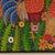 Red Vintage Haitian Painting of Three Roosters by Paul Nemours For Sale - Image 8 of 13