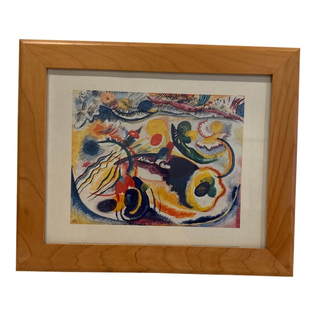 Kandinsky Deluge & the Last Judgement Painting Print For Sale