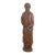 1920s Large Antique Religious Hand Carved Wood Moses Folk Art Sculpture Statue Figure For Sale