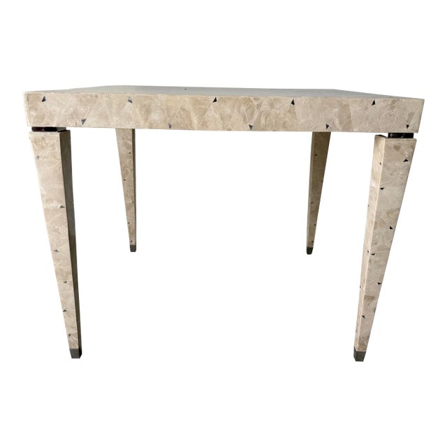 Vintage Tavola Tessellated Stone Dining or Game Table by Oggetti For Sale