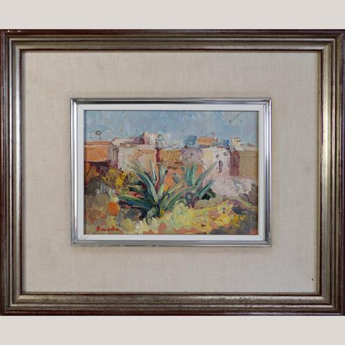 Modern Spanish Artist, Impressionist Colourist Landscapes, Oil Paintings, Set of 2 For Sale - Image 3 of 13