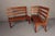 Brown Alpine Corner Bench in Oak with Christian Symbolism, 1930s, Set of 2 For Sale - Image 8 of 18