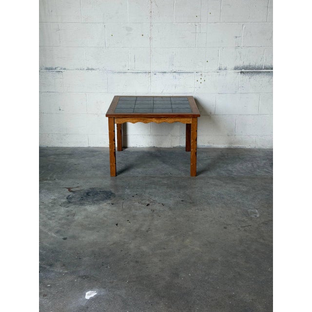 1960s Henning Kjærnulf Black Tiles Coffee Table Danish Mid-Century Modern 1960s For Sale - Image 5 of 10