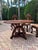 Late 20th Century Late 20th Century Woodland Round Solid Wood Dining Table For Sale - Image 5 of 7