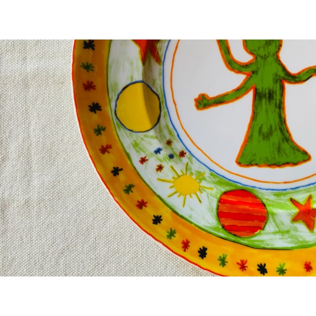 Hand-Painted Porcelain Plates - Coquet Limoges,Pair For Sale - Image 4 of 12