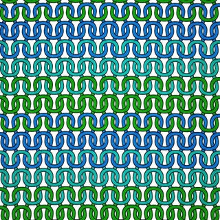 Sample- Schumacher X Trina Turk Loop De Loop Print Fabric in Azure For Sale