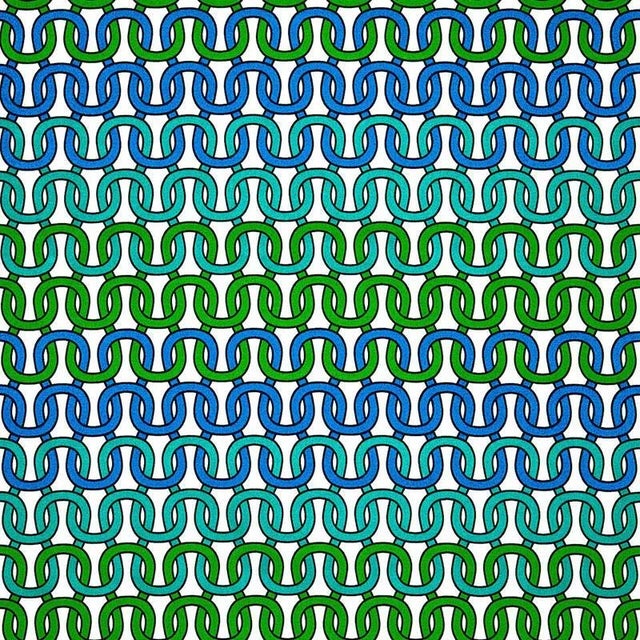 Sample- Schumacher X Trina Turk Loop De Loop Print Fabric in Azure For Sale
