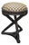 c.2000 Nancy Corzine Carved Hardwood Tripod Base Stool. For Sale