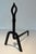 Metal 1950s Modernist Wrought Iron Andirons - a Pair For Sale - Image 7 of 12