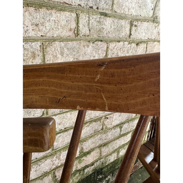 Pair of Vintage, Edmond Spence Rush and Mahogany Chairs, Mexico 1950s For Sale - Image 16 of 18