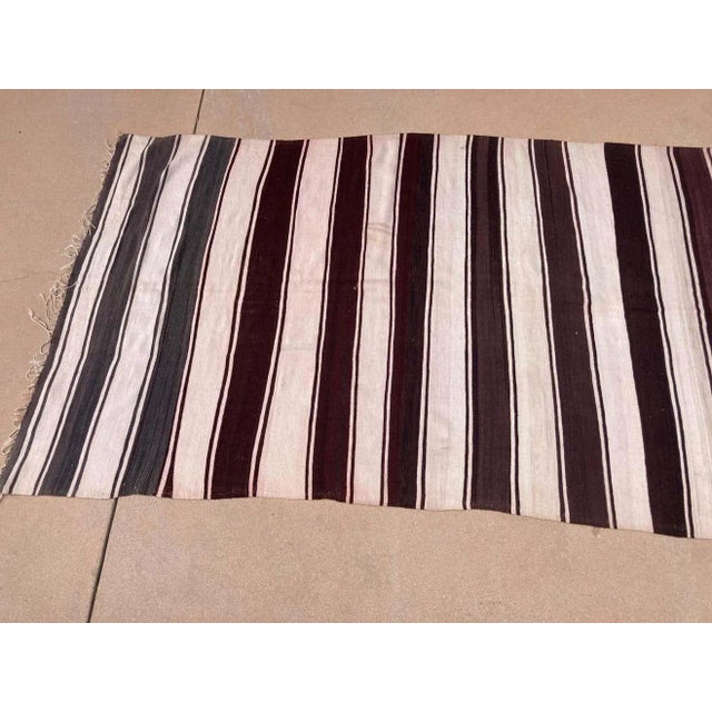 Moroccan Vintage Tribal Kilim Textile, circa 1960 For Sale - Image 12 of 13