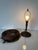 Vintage Organic Japanese Handmade Wicker Table Lamp For Sale - Image 10 of 12