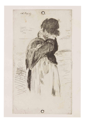 Edouard Manet, The Little Girl, 1861, Etching