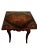 Vintage Aria Swivel Top Flip-Top Game Mahogany Table For Sale - Image 4 of 12