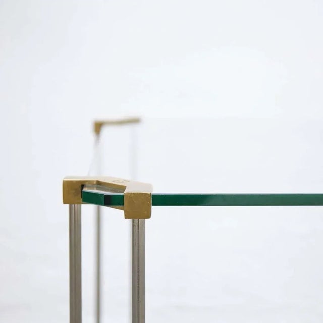 1950s Glass Low Table attributed to Peter Ghyczy, 1950s For Sale - Image 5 of 12