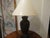 Wood Vintage Chinese Bronze Lamp For Sale - Image 7 of 8
