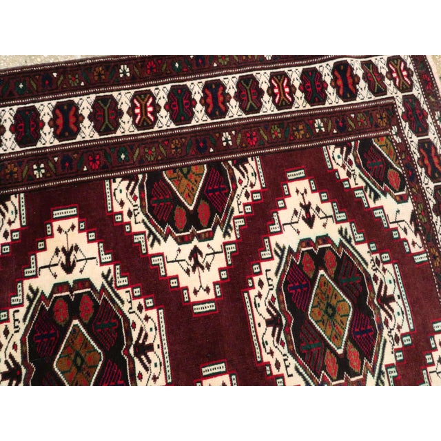 Galerie Shabab Collection Mid-20th Century Central Asian Turkoman Carpet For Sale In New York - Image 6 of 10