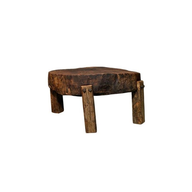 Walnut Tree Stump Table, 1900 For Sale - Image 4 of 4