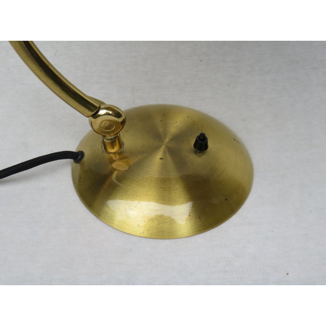 1940s Brass Desk Lamp from Hillebrand, 1930s For Sale - Image 5 of 14