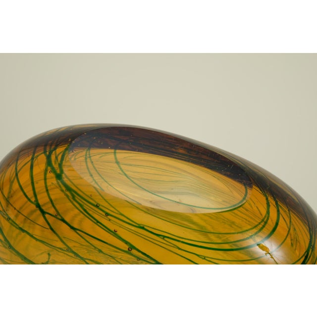 Mid-Century Glass Vase by Jiri Suhajek for Moser, 1970s For Sale - Image 6 of 9