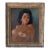 1960’s Vintage Female Nude Portrait Oil Painting on Canvas – Framed For Sale