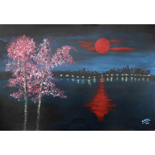 Anna Maria Caboni, Sunset, 2010s, Acrylic Painting For Sale