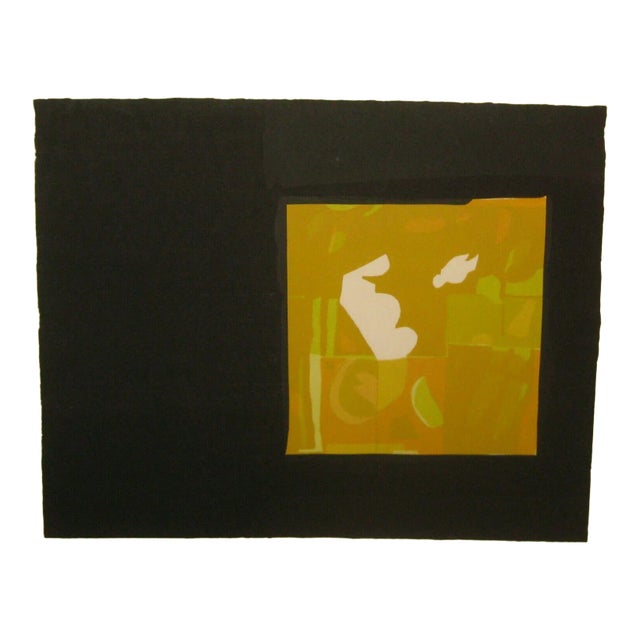 Abstract Lithograph by Sylvia Birch Halperin For Sale