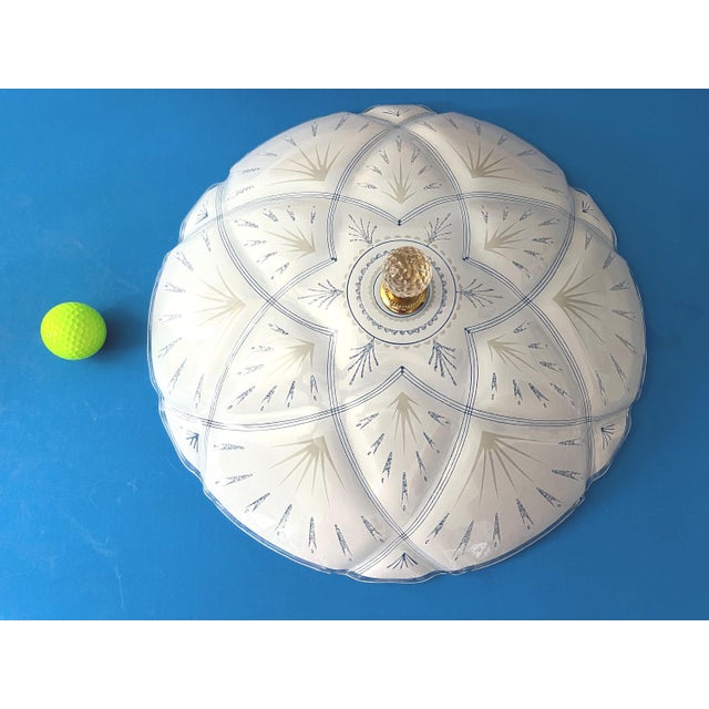1960s Quilted Starburst Ceiling Light For Sale - Image 15 of 18